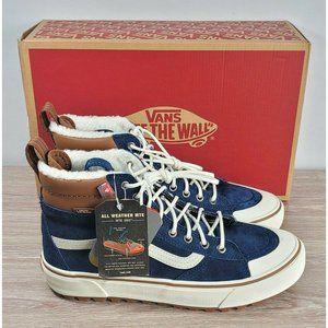 VANS Sk8-Hi MTE 2.0 DX Navy Suede Sherpa Lined